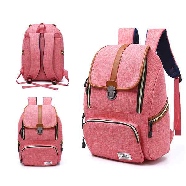 Large Capacity Vintage Outdoor Travel 16 Inch Laptop Bag Backpack For Women Men