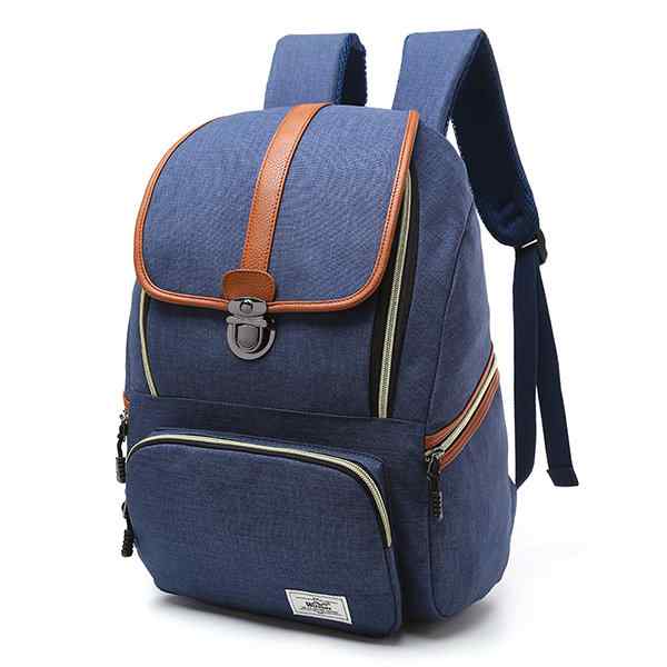 Large Capacity Vintage Outdoor Travel 16 Inch Laptop Bag Backpack For Women Men