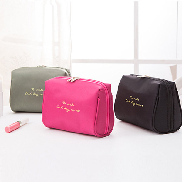 Women Nylon Cosmetic Bag High-end Toiletry Bag