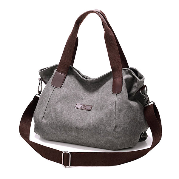 Women Canvas Large Capacity Shoulder Bags Handbags Casual Crossbody Bags